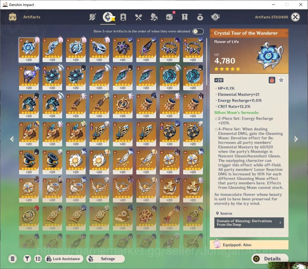 Genshin Impact Accounts Mid Game ASIA|AR 57|HuTao Skin|11 Limited +5[5 5