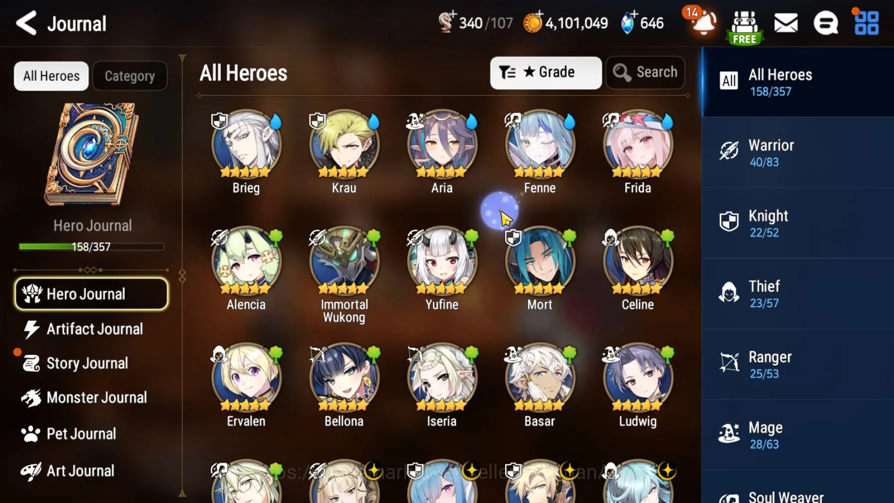 Epic Seven Accounts Mid-Tier Asia Unverif|13ML (DBSenya,Harsetti,SECeline,etc)31 RGBHero+Limited Frida |Auto Wyvern |Bless 4
