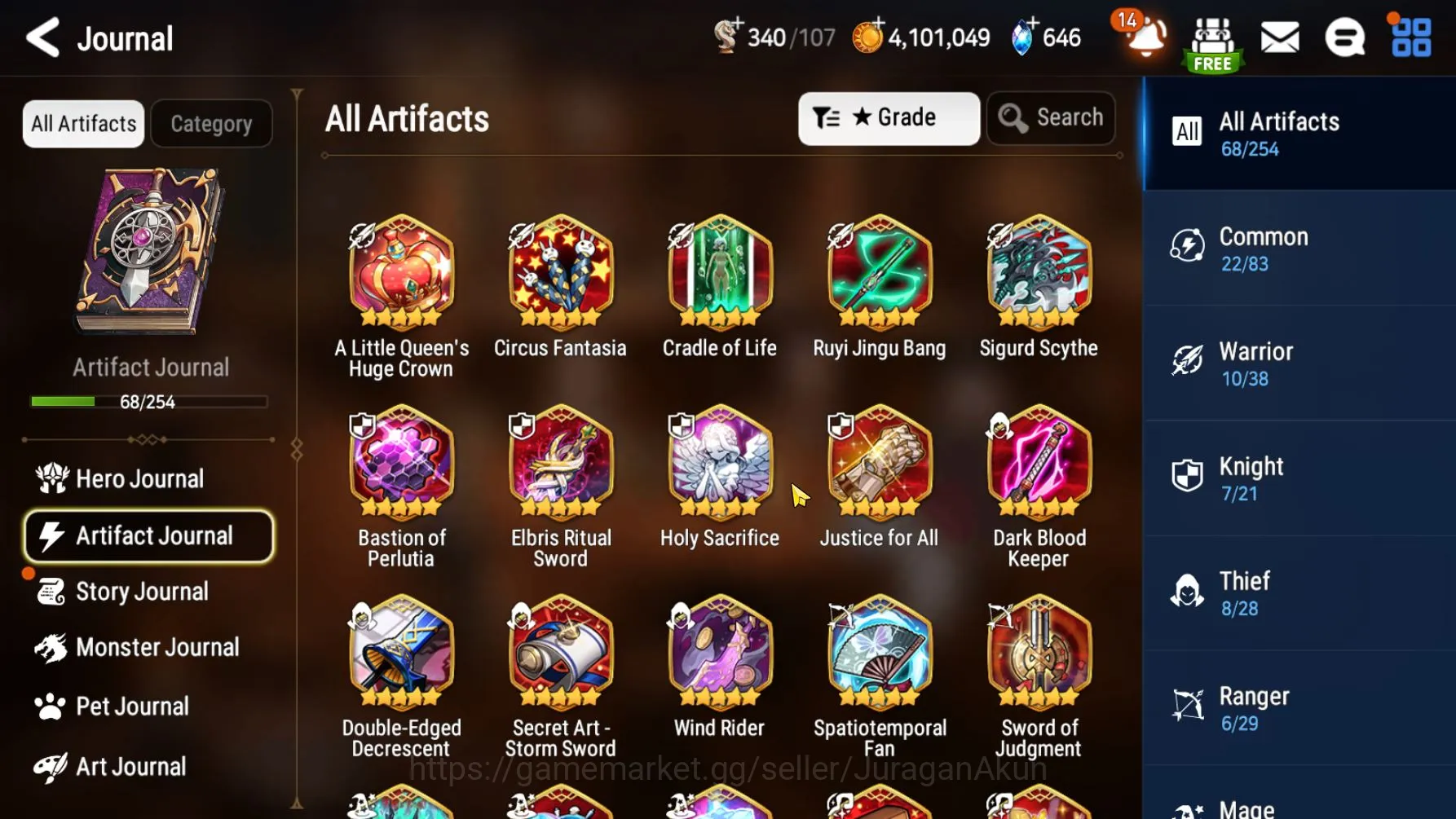 Epic Seven Accounts Mid-Tier Asia Unverif|13ML (DBSenya,Harsetti,SECeline,etc)31 RGBHero+Limited Frida |Auto Wyvern |Bless 7
