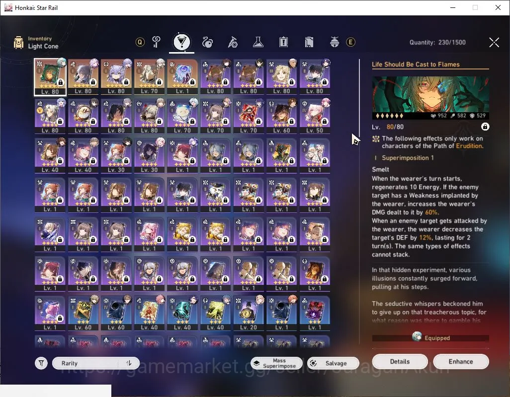 Honkai Star Rail Accounts Mid Game ASIA|TL 68|11 Limited |[Anaxa,JingYuan]+sign 5