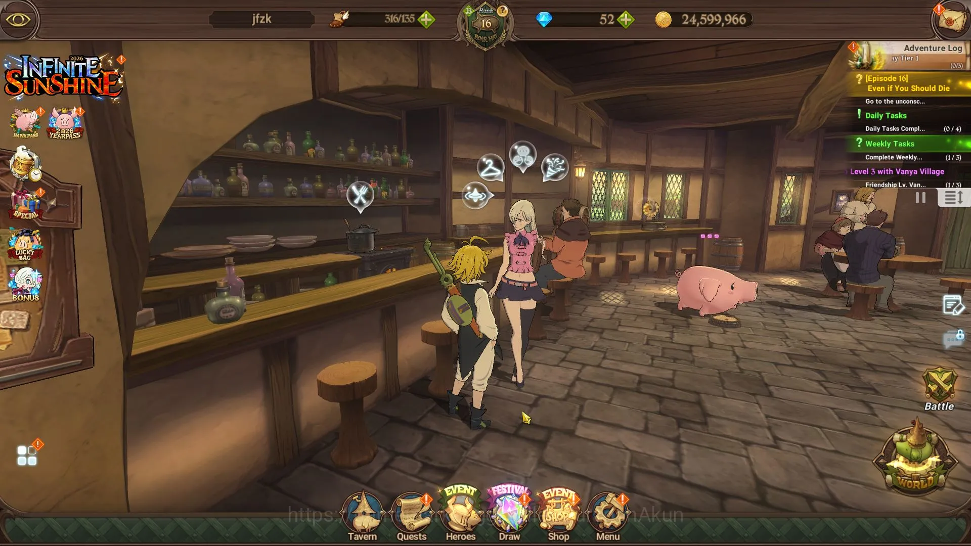 The Seven Deadly Sins: Grand Cross Starter Global | Starter | 970K CC,Ch2 | 7 UR | ODK,KDiane image 1