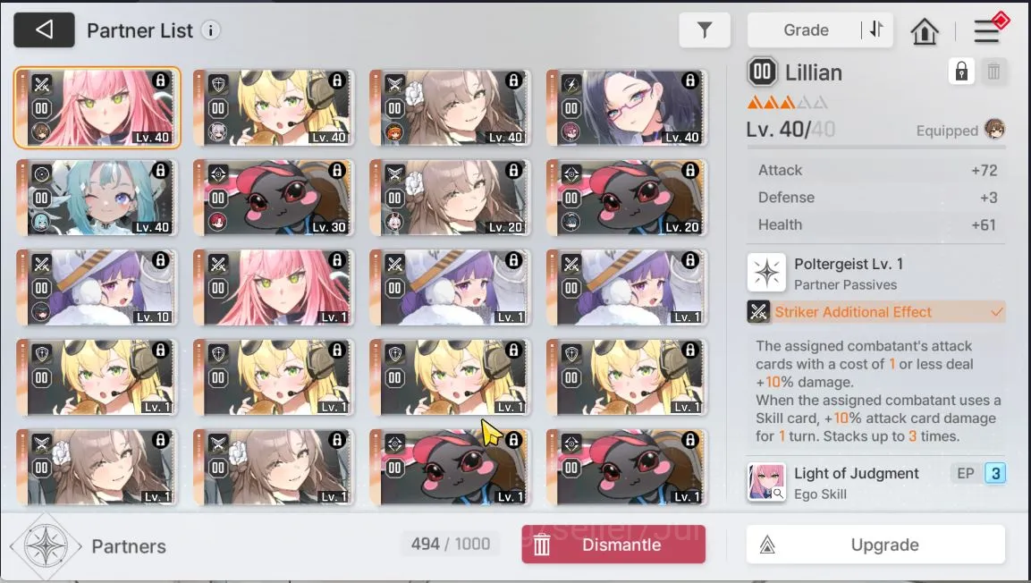 Chaos Zero Nightmare Accounts GLOBAL Lv 43|9 SSR(ChizuruM1,YukiM1,KhalipeM1,Rin,Hugo,Kayron,Etc 2