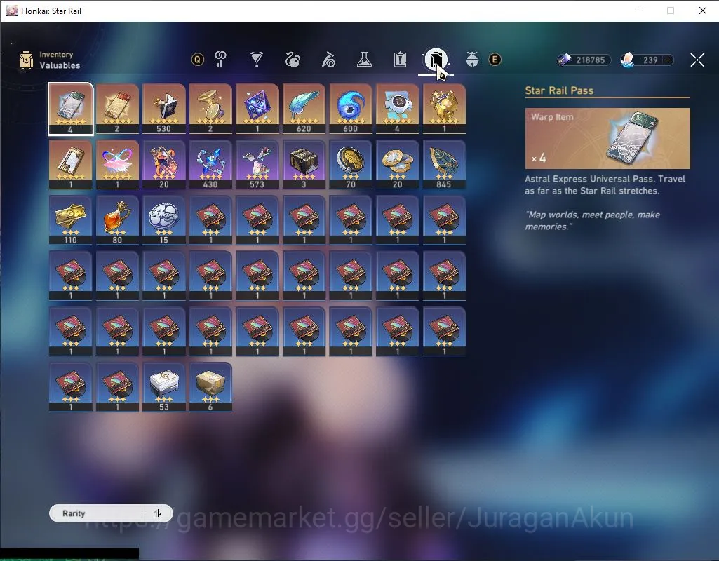 Honkai Star Rail Accounts Mid Game ASIA|TL 68|10 Limited |Cyrene,The Herta+Sign,Sunday,Lingsha,Rappa,3B,RuanMei,Etc|MC 4