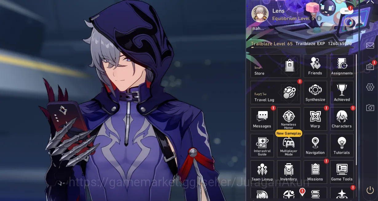 Honkai Star Rail Accounts Mid Game ASIA [TL65] 5 Limited (Feixiao+Sign, Sparkle, Anaxa, The Herta, ETC)|Amphoreus|Take 2