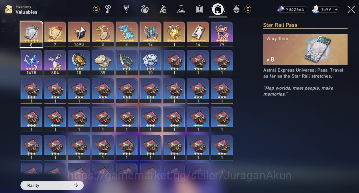 Honkai Star Rail Accounts Mid Game ASIA [TL65] 5 Limited (Feixiao+Sign, Sparkle, Anaxa, The Herta, ETC)|Amphoreus|Take 4