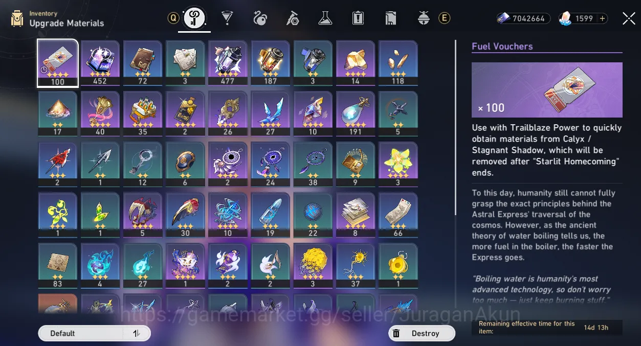 Honkai Star Rail Accounts Mid Game ASIA [TL65] 5 Limited (Feixiao+Sign, Sparkle, Anaxa, The Herta, ETC)|Amphoreus|Take 5