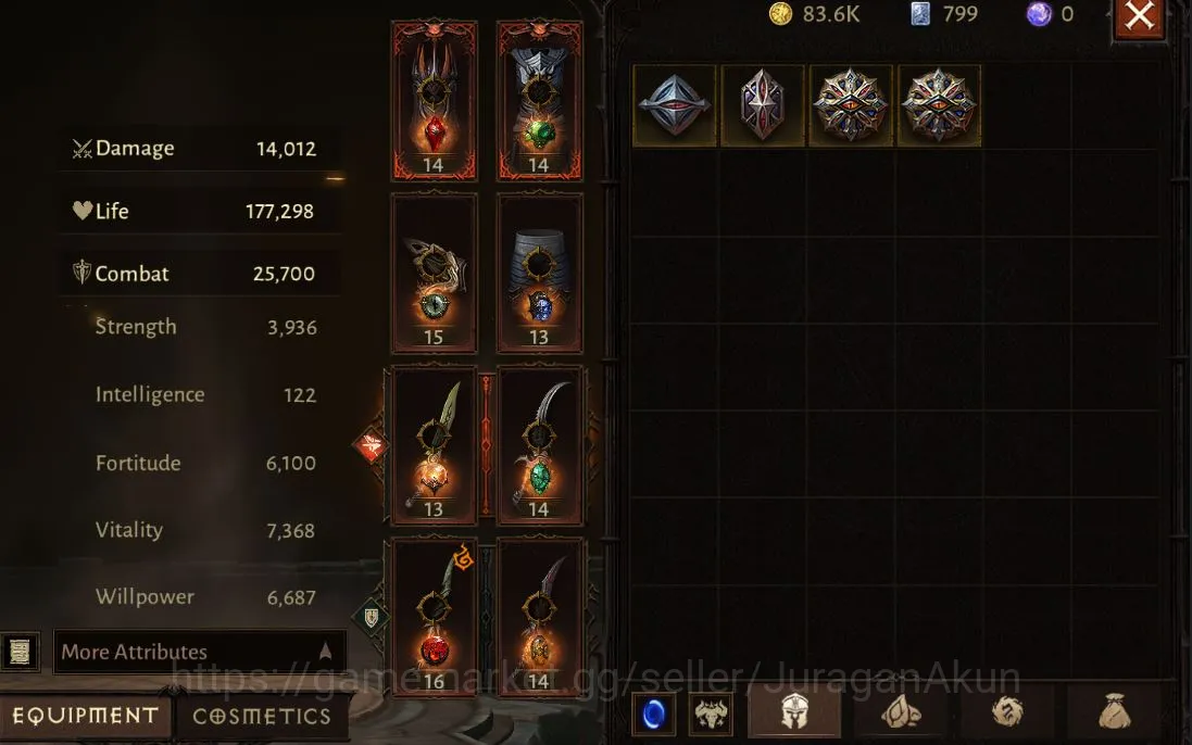 SEA - Izual|Lv 60(293)|Ready Farm - Tempest 25700 CR + 510 Reso| Esessence Lvl 2 12/30 | Free Change Server | Check SS(DI751) Diablo Immortal Accounts Mid-Tier SEA - Izual|Lv 60(293)|Ready Farm - Tempest 25700 CR + 510 Reso| Esessence Lvl 2 12/30