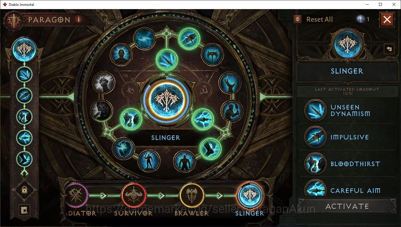 Diablo Immortal Accounts Mid-Tier SEA - Izual|Lv 60(293)|Ready Farm - Tempest 25700 CR + 510 Reso| Esessence Lvl 2 12/30 3