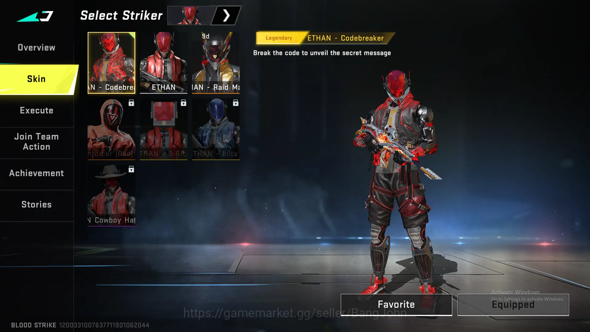 Blood Strike Accounts Others "MP5 Legend | M700 Legend | AR97 Legend | MCX Eva |  FAL Ultra | Galil Ultra | RPK Limit 15