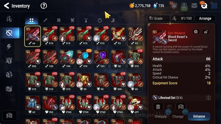 Epic Seven Accounts Mid-Tier Global Unverif|6ML(Riolet,DKSharun,USChoux,Etc)&Aram,feene,(etc)|PohOn|LogStove|CheckSS(ES1828) 7