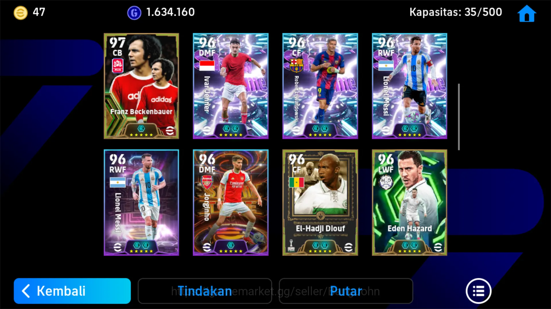 eFootball Accounts Others Power 3194 | Drogba Epic db , Cruyff Epic db , Ole Romey Show time , Ivan Jenner Show time 5