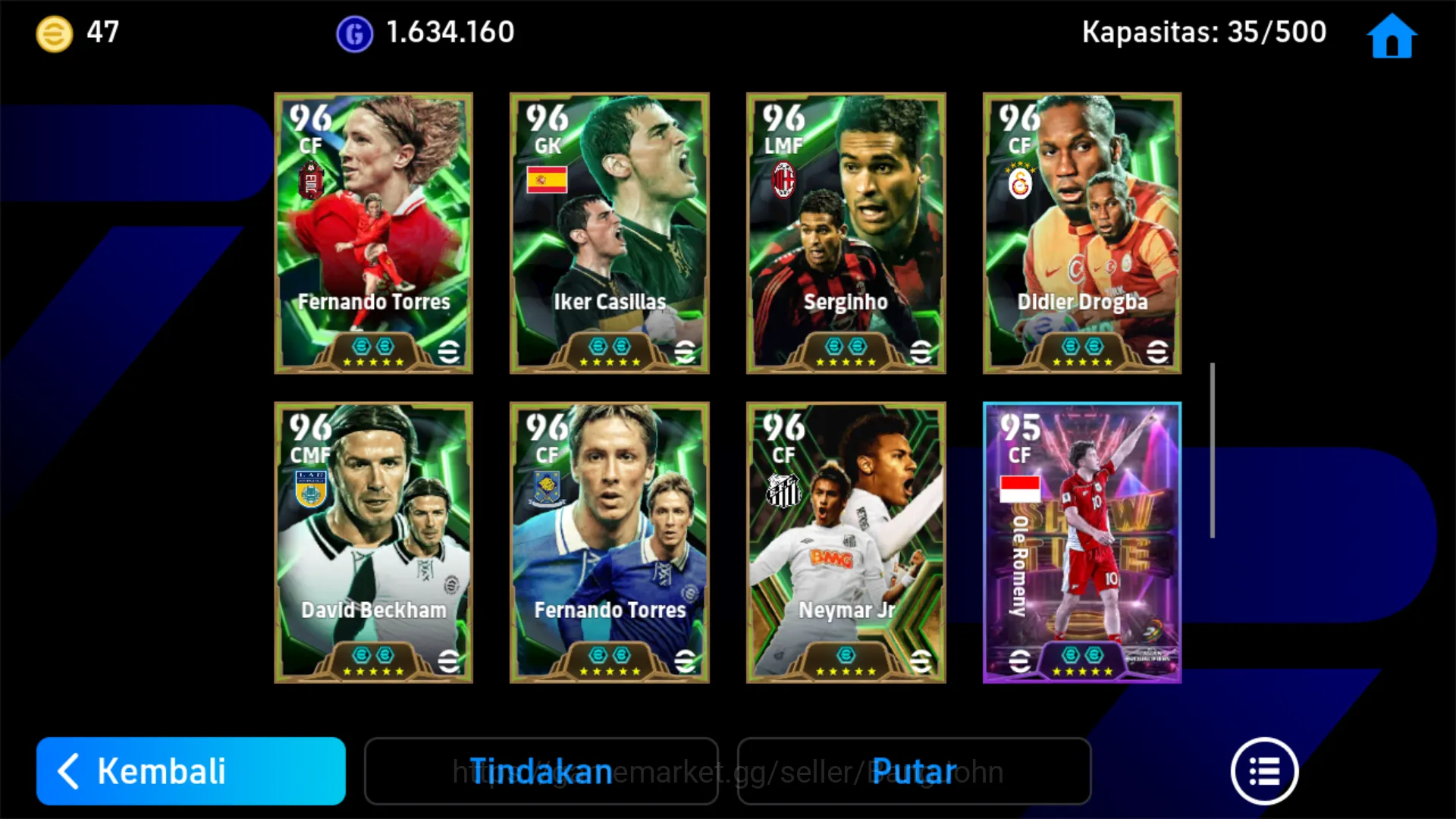 eFootball Accounts Others Power 3194 | Drogba Epic db , Cruyff Epic db , Ole Romey Show time , Ivan Jenner Show time 6
