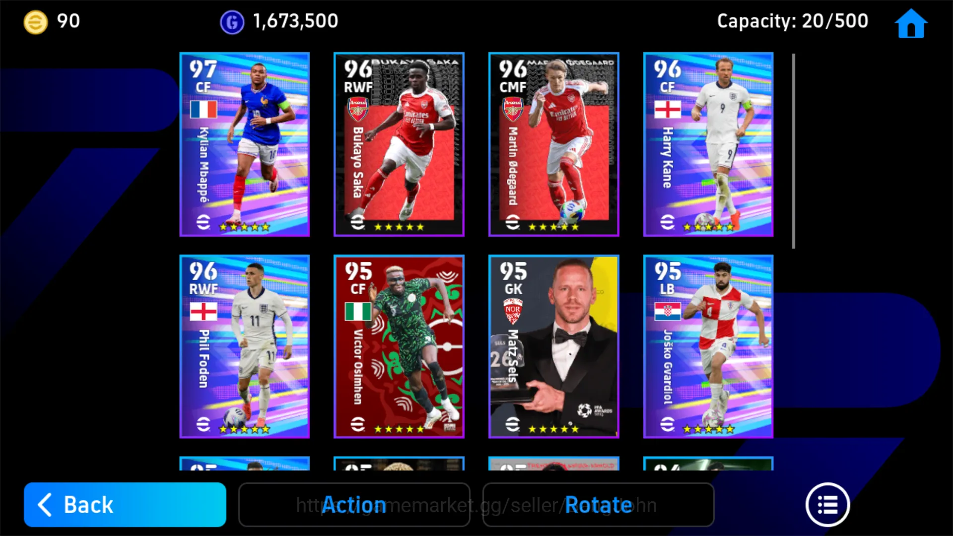 eFootball Accounts Others EFB207B		Power 3146 | Andy Cole Epic DB | Achraf Hakimi Show Time | Lilian Thuram Epic DB 5
