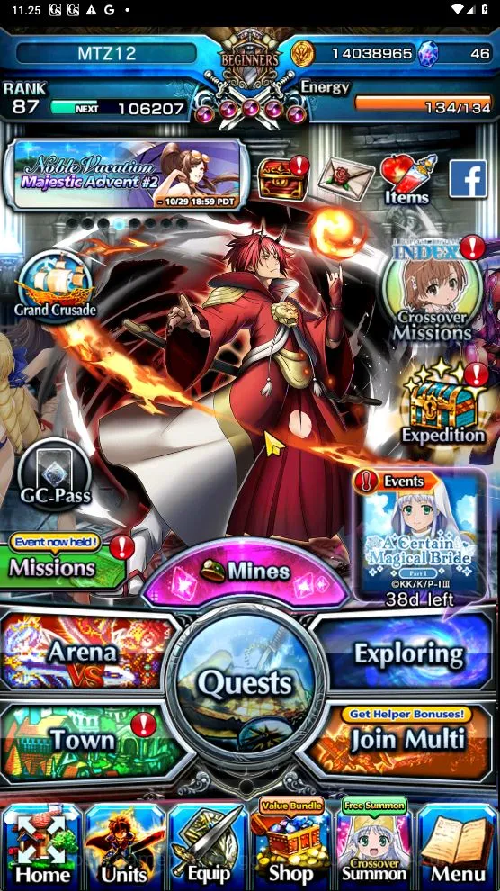 Grand Summoners Accounts Global|Rank 87|14 Ascend [RoyTW,HazukiTW,Pencilgon image 2