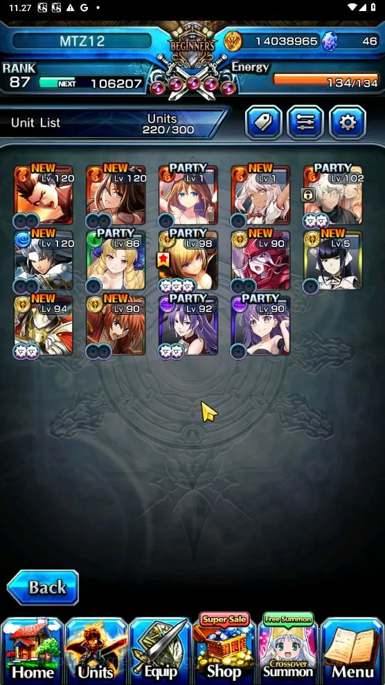 Grand Summoners Accounts Global|Rank 87|14 Ascend [RoyTW,HazukiTW,Pencilgon image 3