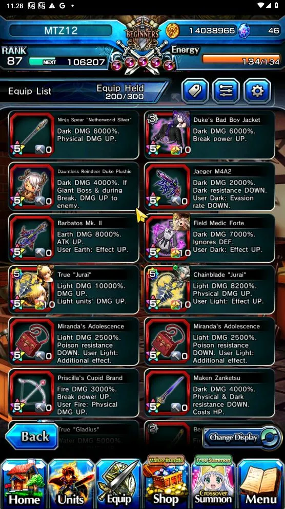 Grand Summoners Accounts Global|Rank 87|14 Ascend [RoyTW,HazukiTW,Pencilgon image 5