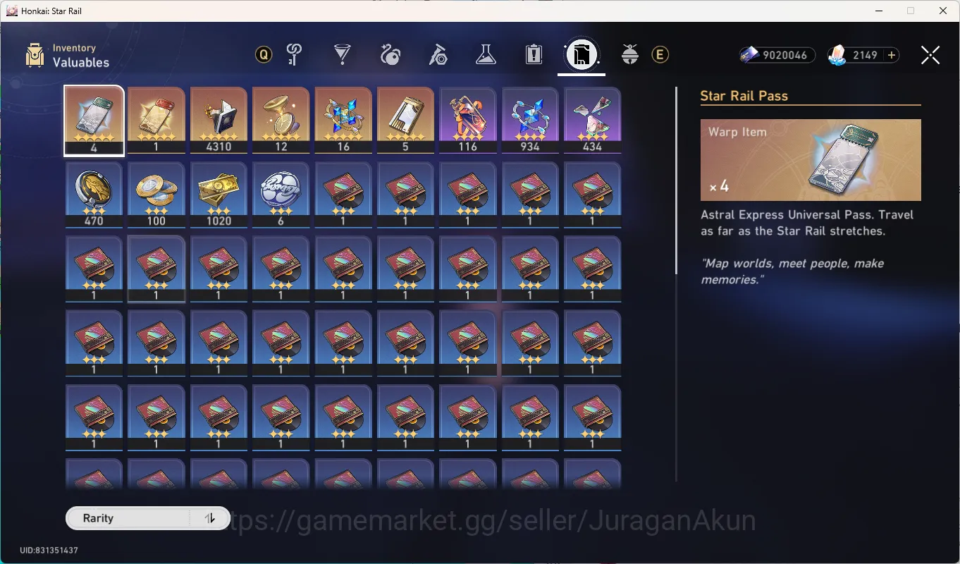 Honkai Star Rail Accounts Asia|9 Limited + 5 [5Star Weapon]|Acheron + Sign,D image 3