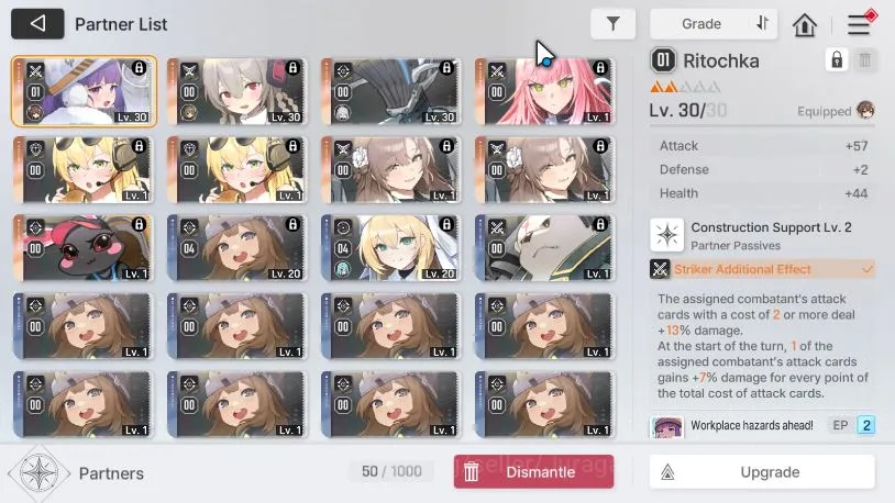 Chaos Zero Nightmare Accounts GLOBAL|Lv25|Cry 1,1K|4 SSR (Veronica,Renoa,Yuki,Ma image 4