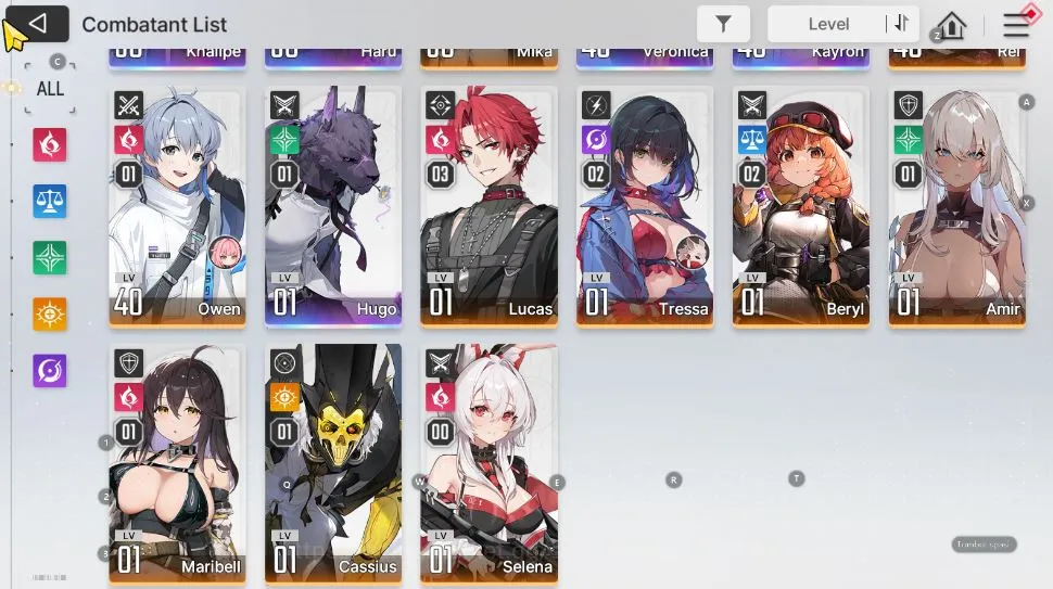 Chaos Zero Nightmare Accounts GLOBAL 2