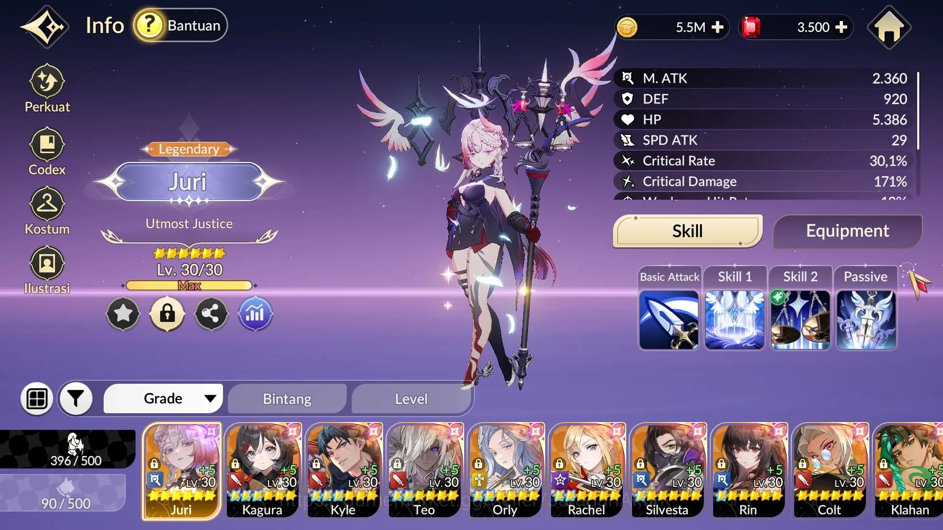 Seven Knights Re:Birth Accounts [Re:BIRTH]Seven Knight Juri,45 Legend(KyleTc3,Teo  image 3