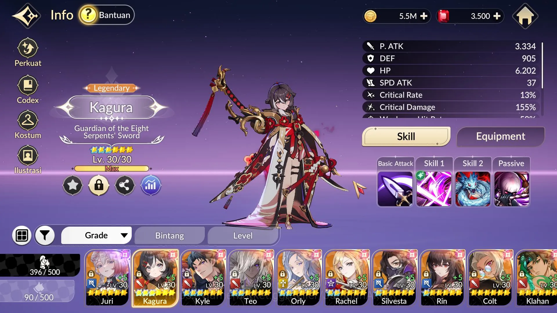 Seven Knights Re:Birth Accounts [Re:BIRTH]Seven Knight Juri,45 Legend(KyleTc3,Teo  image 5