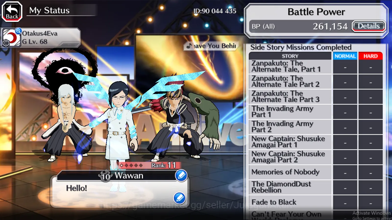 Bleach: Brave Souls Accounts [GLOBAL] 10k Orbs + 5 5/5 Char (TYBW25 Uryu,Renji, image 4