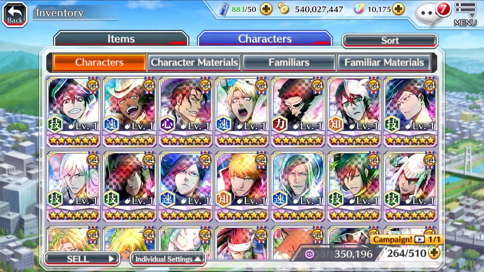 Bleach: Brave Souls Accounts [GLOBAL] 10k Orbs + 5 5/5 Char (TYBW25 Uryu,Renji, image 5