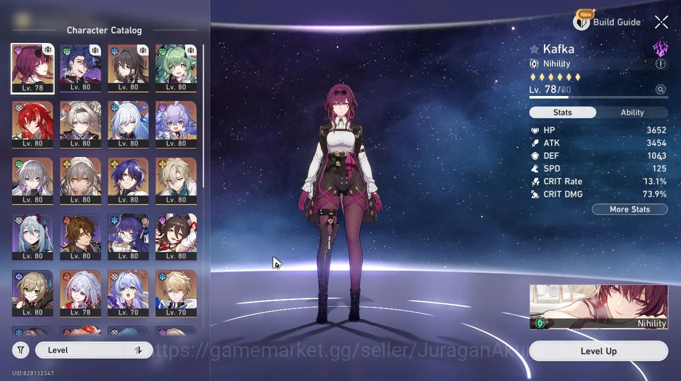 Honkai Star Rail Accounts Mid Game ASIA [TL70] 9 Limited (Kafka,Huohuo,Argenti,Aventurine,Robin,Ruan Mei &ETC)|Story 10