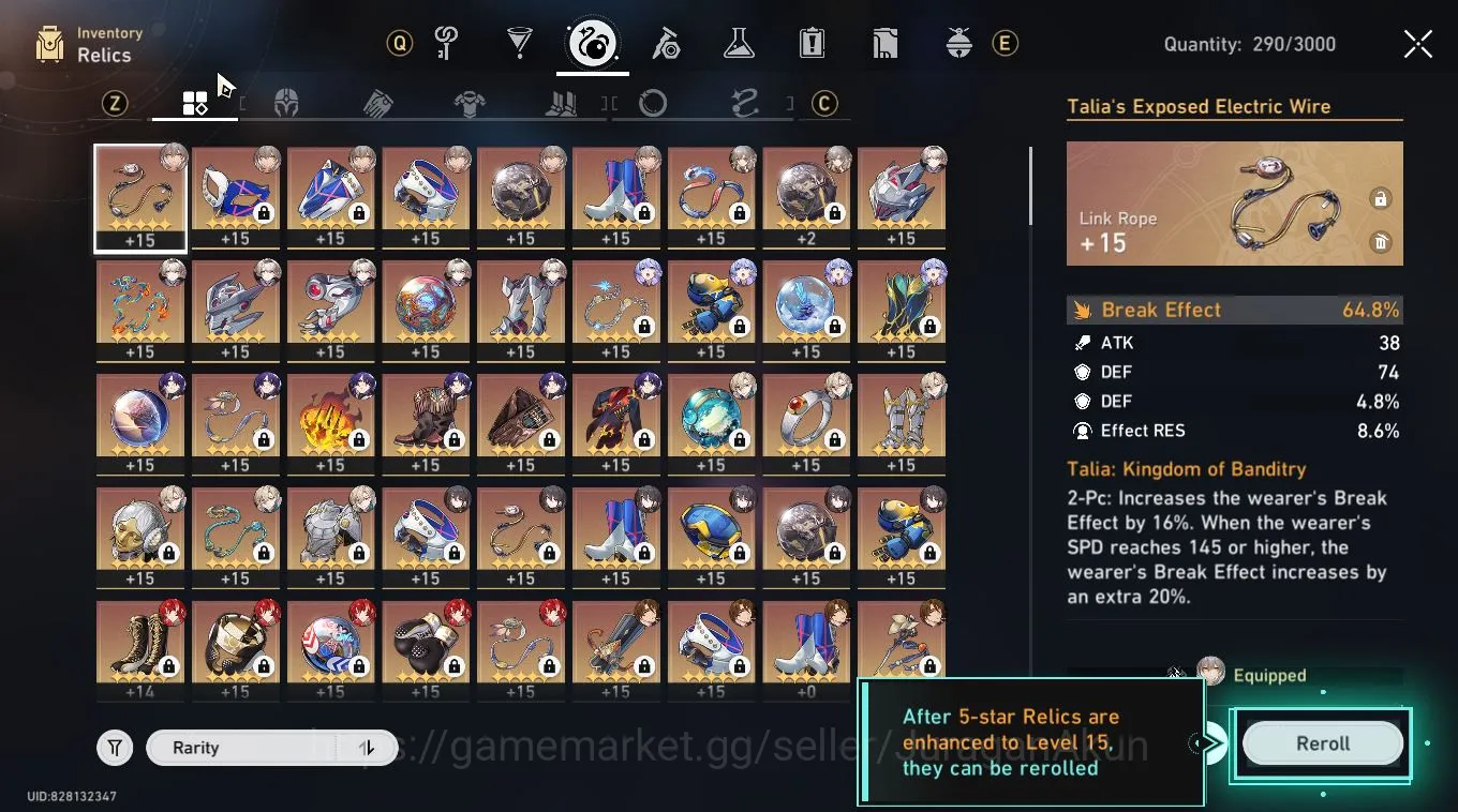Honkai Star Rail Accounts Mid Game ASIA [TL70] 9 Limited (Kafka,Huohuo,Argenti,Aventurine,Robin,Ruan Mei &ETC)|Story 4