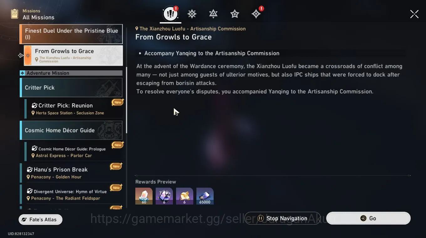 Honkai Star Rail Accounts Mid Game ASIA [TL70] 9 Limited (Kafka,Huohuo,Argenti,Aventurine,Robin,Ruan Mei &ETC)|Story 5