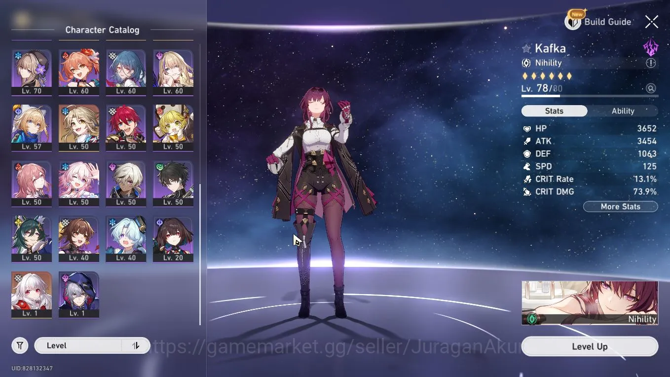 Honkai Star Rail Accounts Mid Game ASIA [TL70] 9 Limited (Kafka,Huohuo,Argenti,Aventurine,Robin,Ruan Mei &ETC)|Story 7