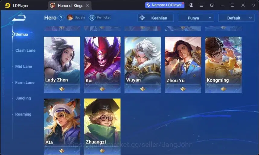 Honor of Kings Accounts Global | 112H 146S | Legend Yao, Legend Li Xin, LN image 1