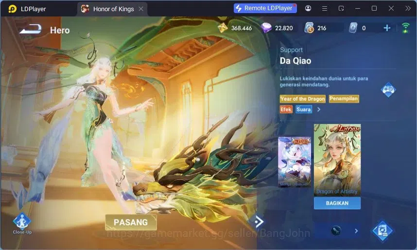 Honor of Kings Accounts Global | 112H 146S | Legend Yao, Legend Li Xin, LN image 17