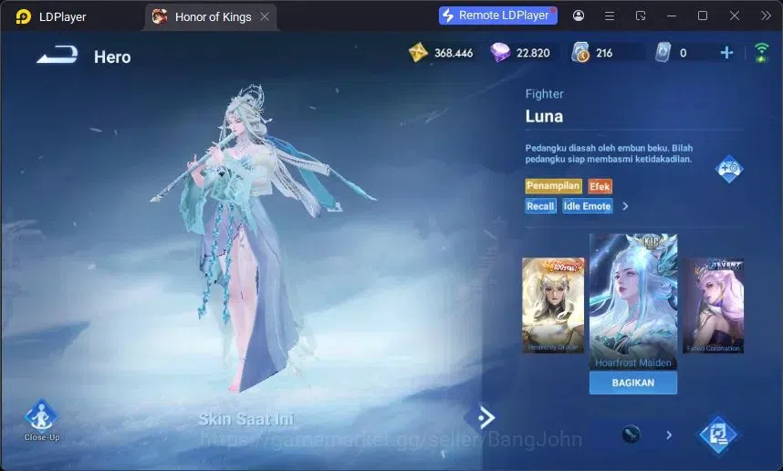 Honor of Kings Accounts Global | 112H 146S | Legend Yao, Legend Li Xin, LN image 19