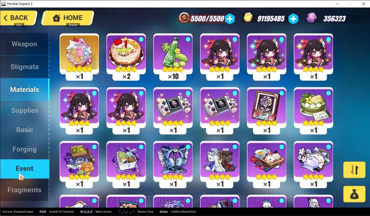 Honkai Impact 3rd Accounts SEA Lv80| 9 Fullset (SeeleHoRe,RitaME,CoralieBFDD, image 16