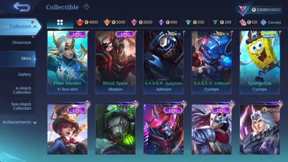 Mobile Legends: Bang Bang Accounts Global|Hero 114|Skin 220|Renowned|CC Natalia|KOF K image 12