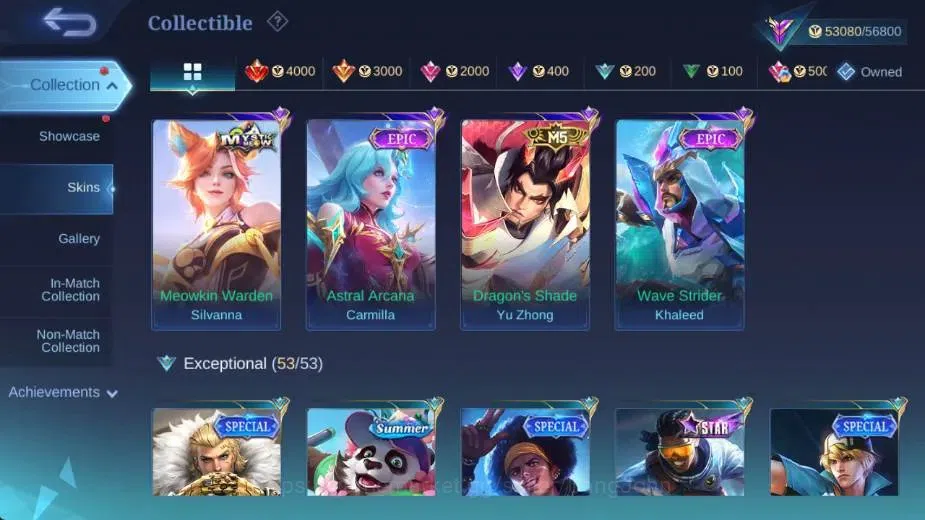 Mobile Legends: Bang Bang Accounts Global|Hero 114|Skin 220|Renowned|CC Natalia|KOF K image 14