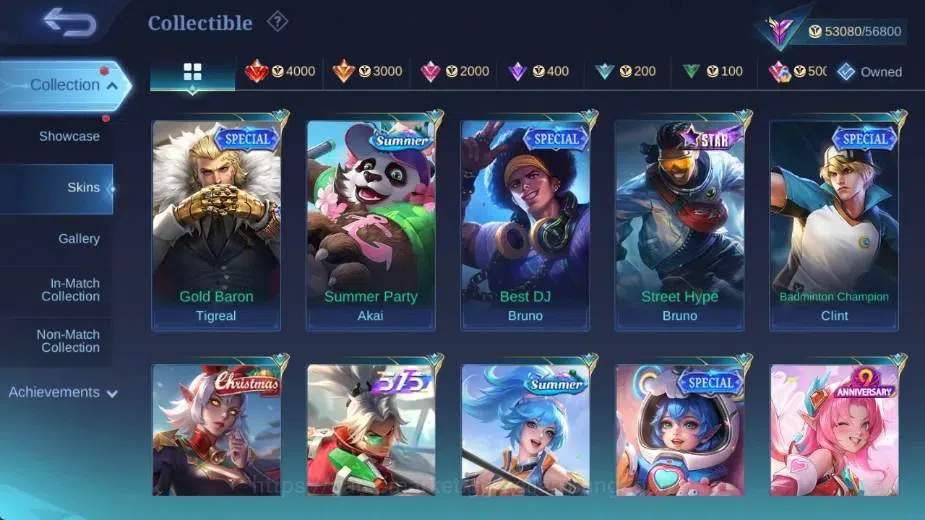 Mobile Legends: Bang Bang Accounts Global|Hero 114|Skin 220|Renowned|CC Natalia|KOF K image 15