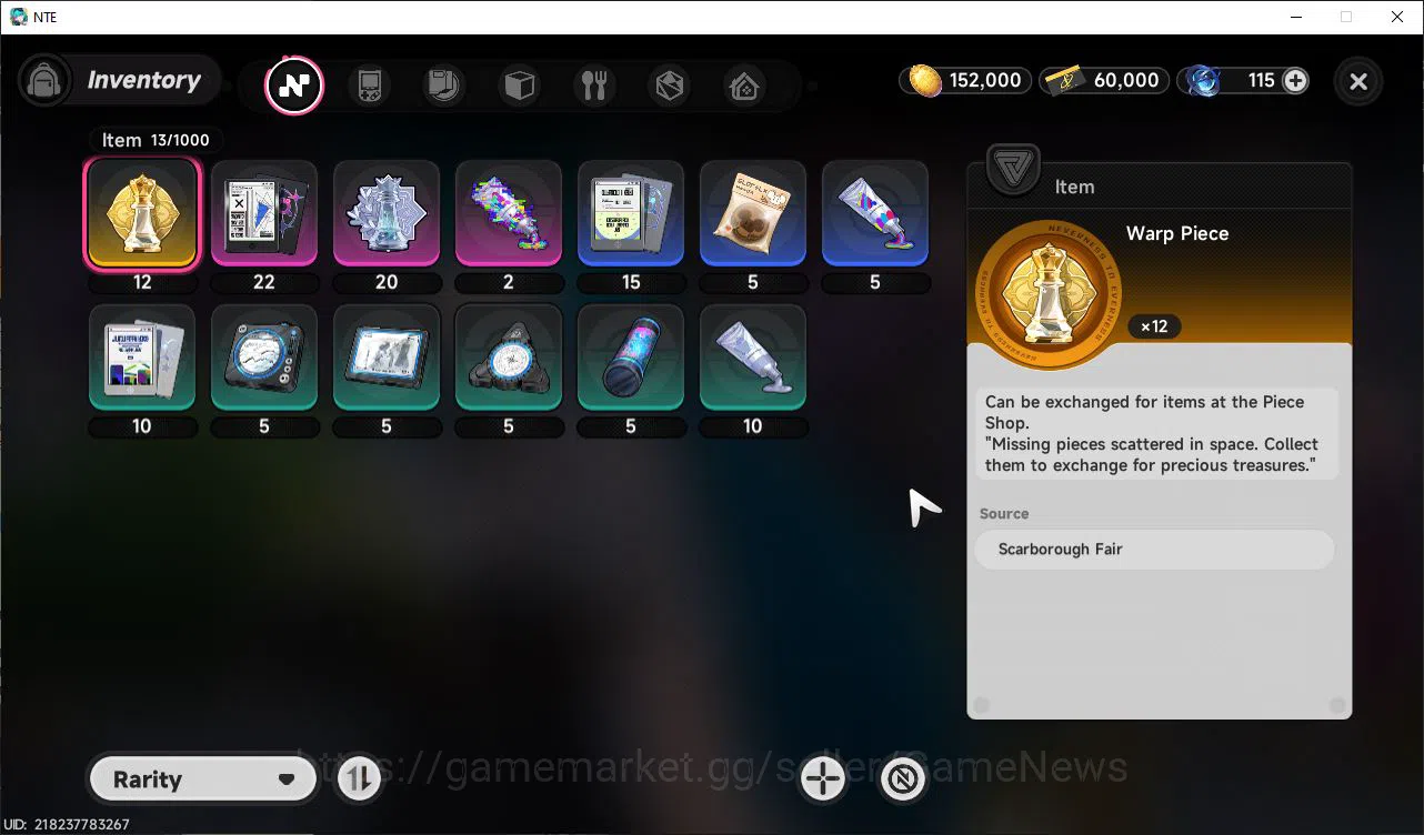 Neverness to Everness Accounts GLOBAL NA|HL 3| 2 SSR Limited Nanally, Sakiri |5 S image 6
