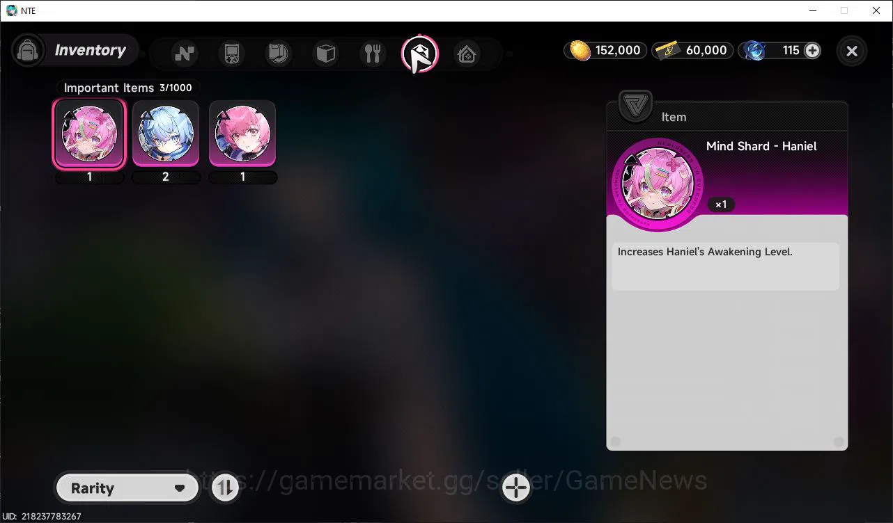 Neverness to Everness Accounts GLOBAL NA|HL 3| 2 SSR Limited Nanally, Sakiri |5 S image 8