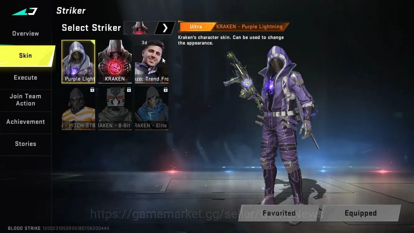 Blood Strike Accounts ASIA|ULTRA [KRAKEN-purple lightning,UMP45-Ascensio image 3