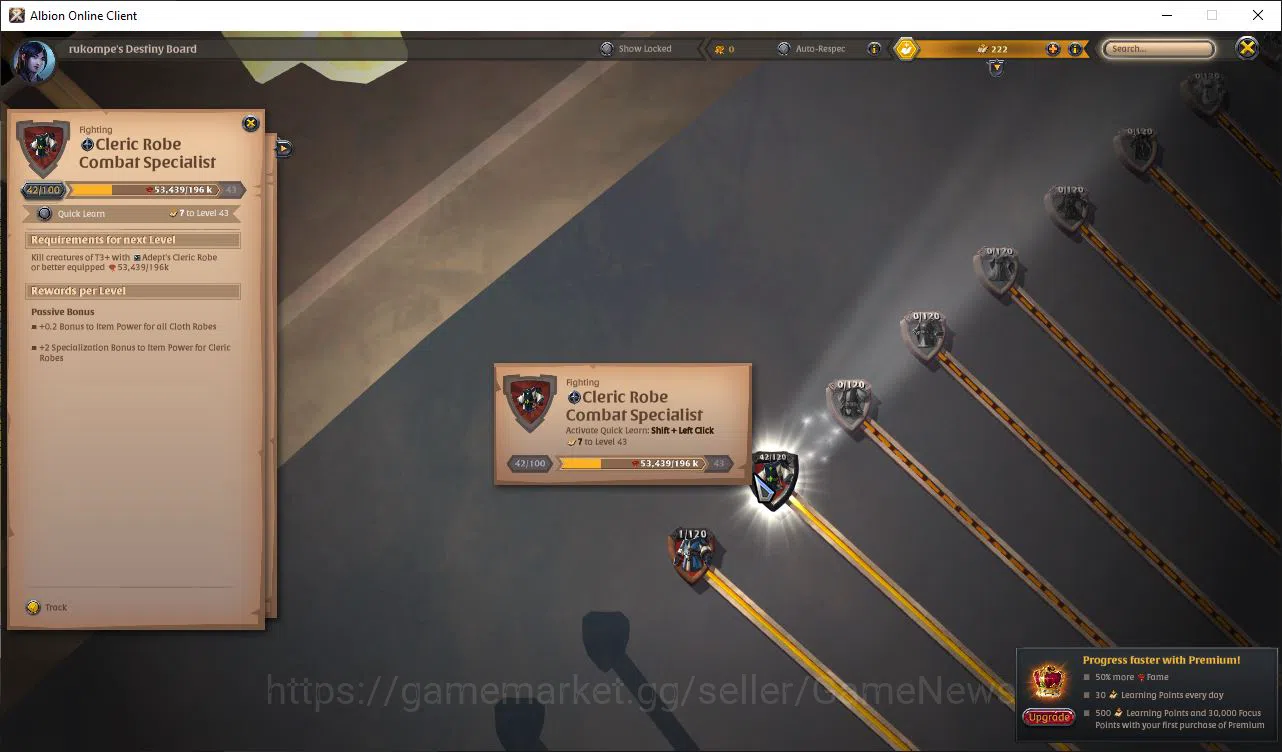 Albion Online Accounts ASIA|2,2M Total Fame - 8,33M Silver|T7 Skinning Kn image 10