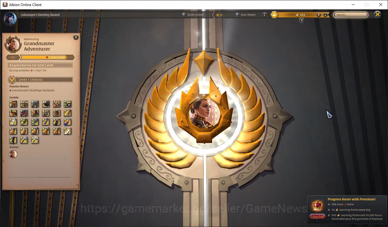 Albion Online Accounts ASIA|2,2M Total Fame - 8,33M Silver|T7 Skinning Kn image 13