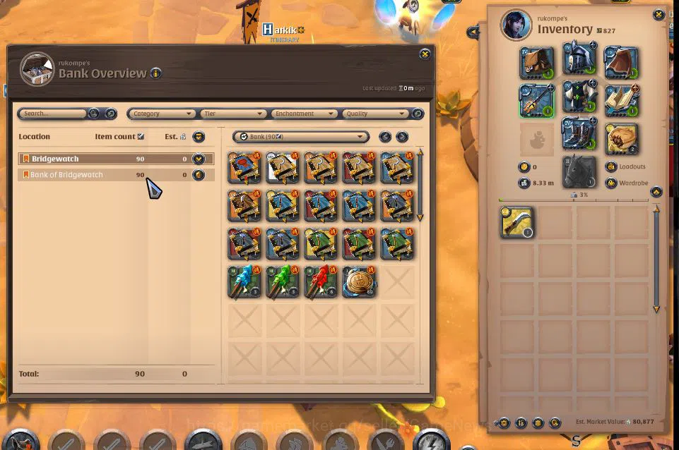Albion Online Accounts ASIA|2,2M Total Fame - 8,33M Silver|T7 Skinning Kn image 4