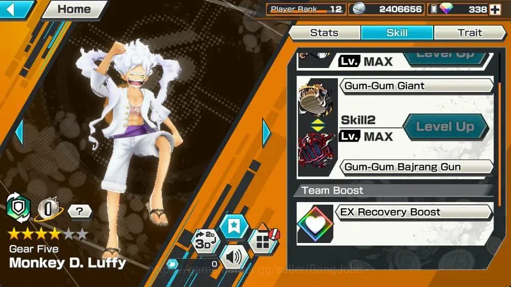 One Piece Bounty Rush Accounts Global | EX 4 | PR 12 |Monkey D. Luffy Max, Zoro&S image 7