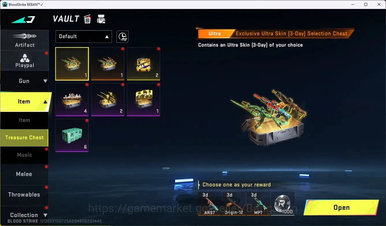 Blood Strike Accounts ASIA|3 Collab Gun [TR/AOT]|1 Limited Gun[DeadParty image 10