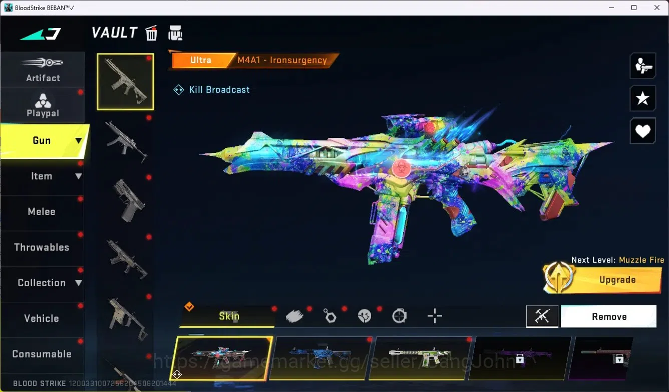 Blood Strike Accounts ASIA|3 Collab Gun [TR/AOT]|1 Limited Gun[DeadParty image 2