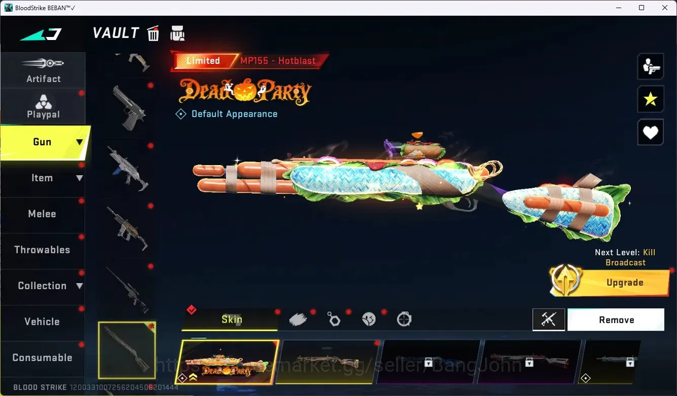 Blood Strike Accounts ASIA|3 Collab Gun [TR/AOT]|1 Limited Gun[DeadParty image 3
