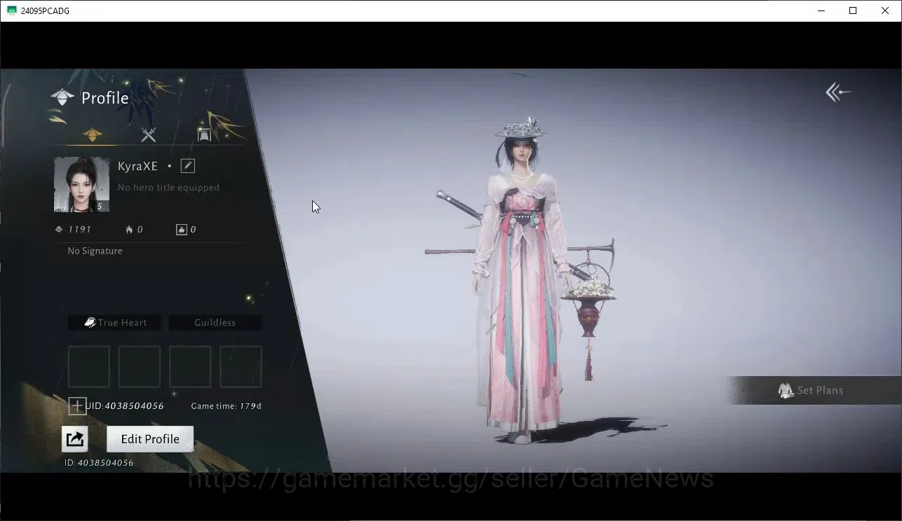 Where Winds Meet Accounts GLOBAL|Lv 5|GS 3676|1 Harmonic Core|Nameless Sword image 3