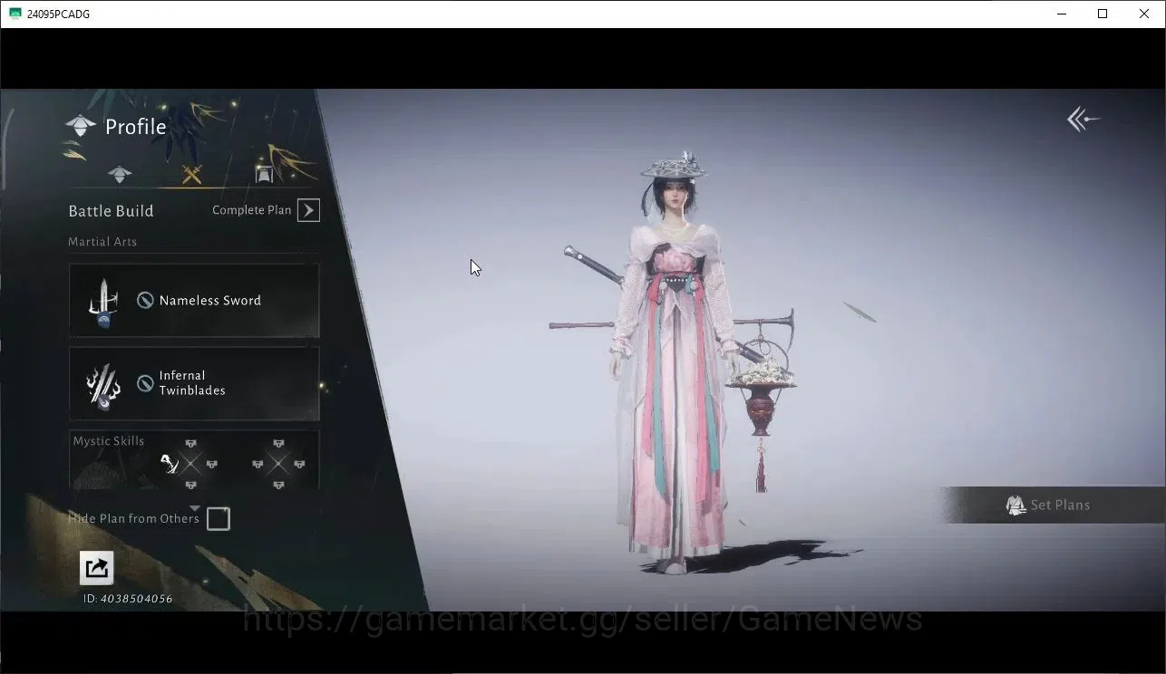 Where Winds Meet Accounts GLOBAL|Lv 5|GS 3676|1 Harmonic Core|Nameless Sword image 4